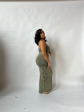 Load image into Gallery viewer, Undeniably Her Ribbed Cargo Skirt Set
