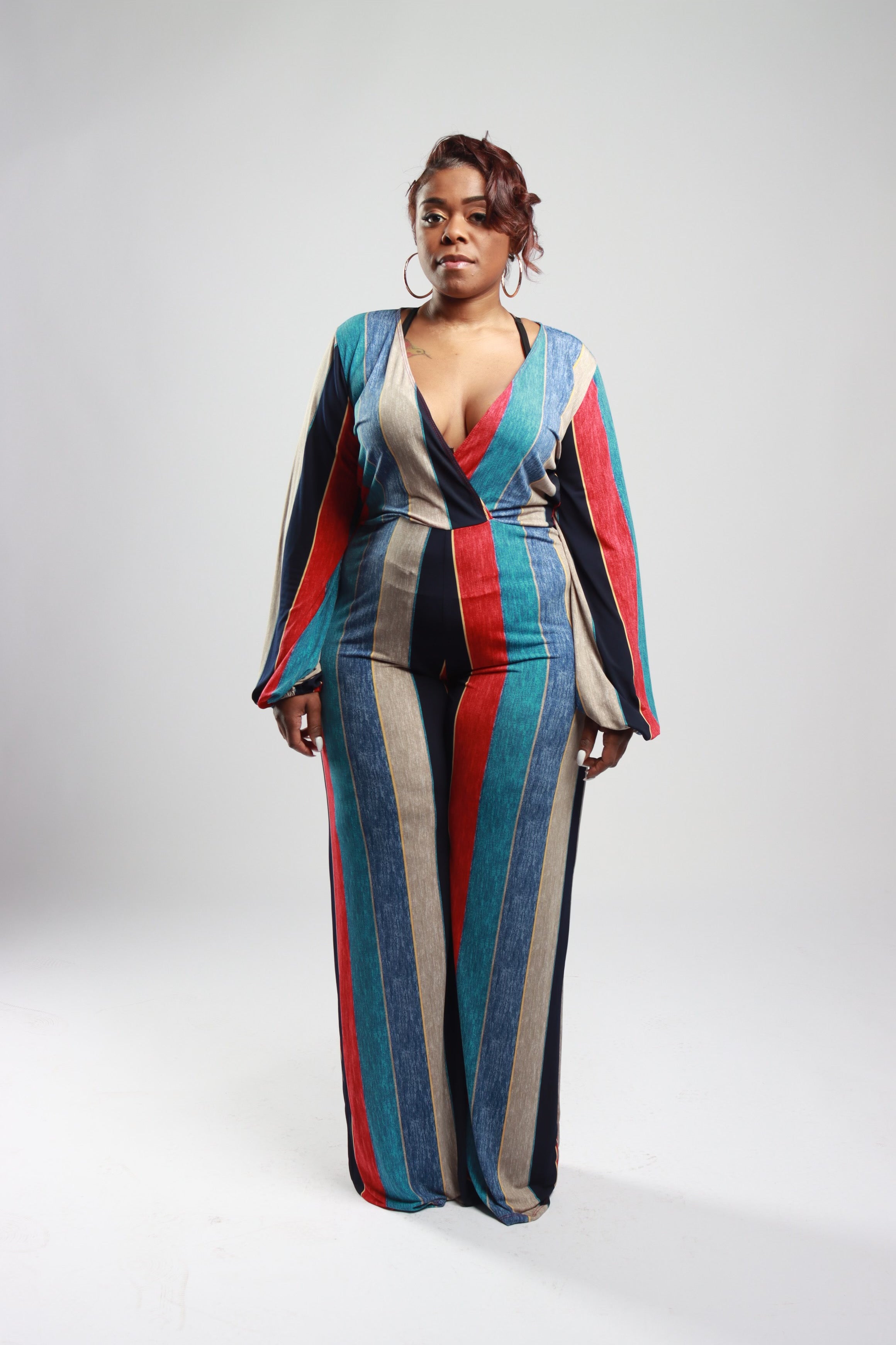 True Colors Jumpsuit- Plus Size