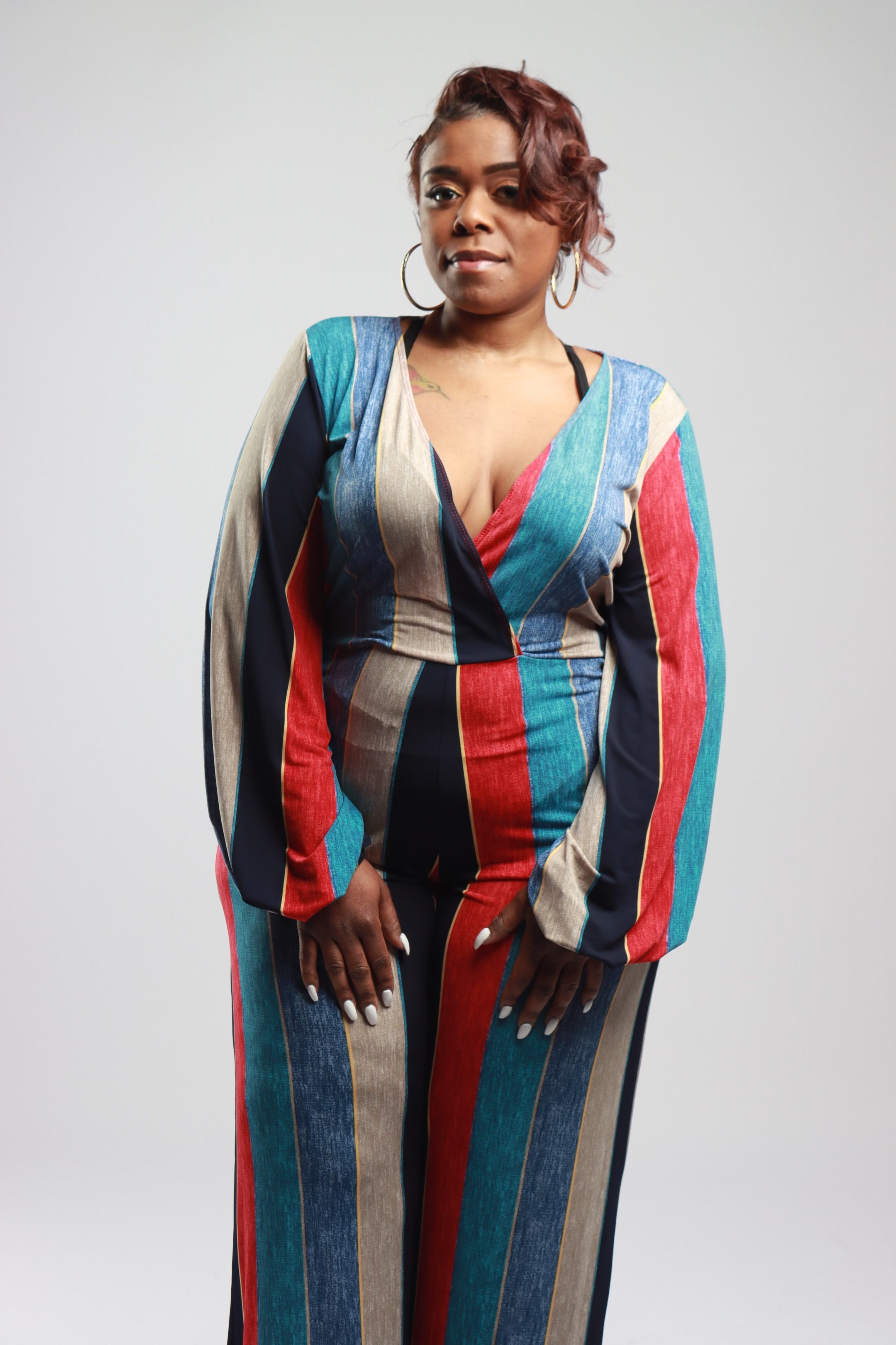 True Colors Jumpsuit- Plus Size
