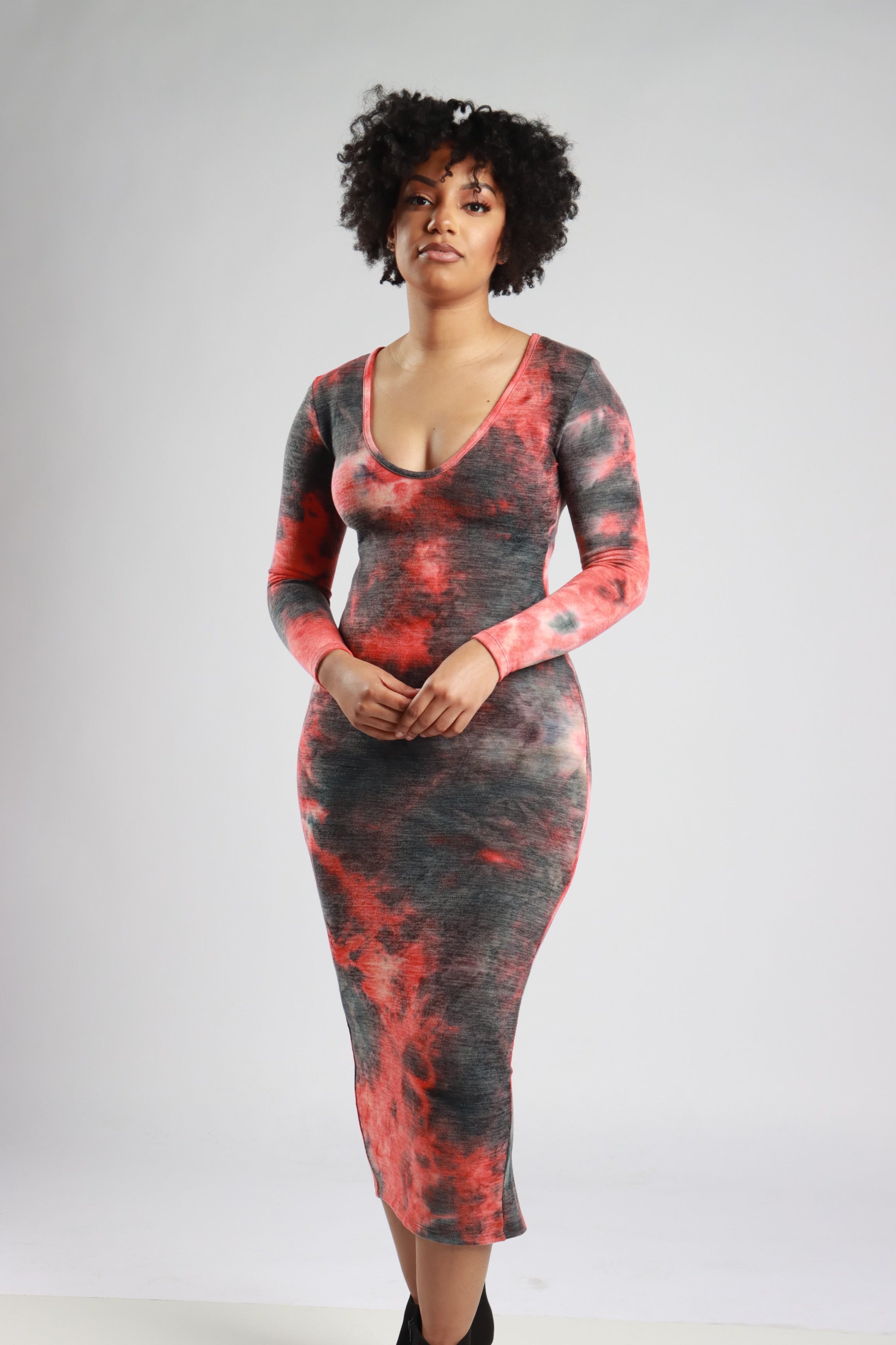 Autumn Sky Dye Dress