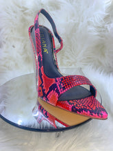 Load image into Gallery viewer, CMB Pink Snake Heel
