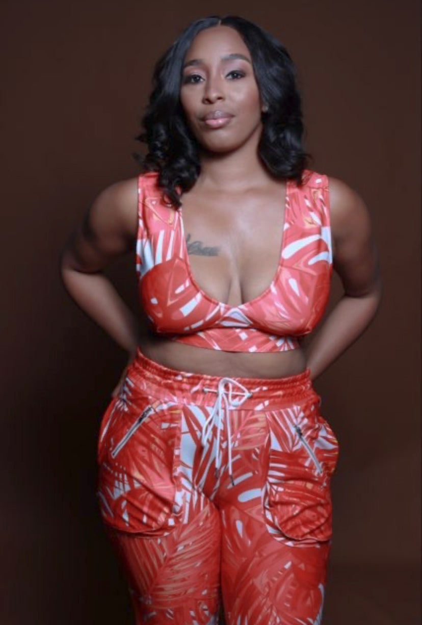 Tropical Vibes Set- Orange