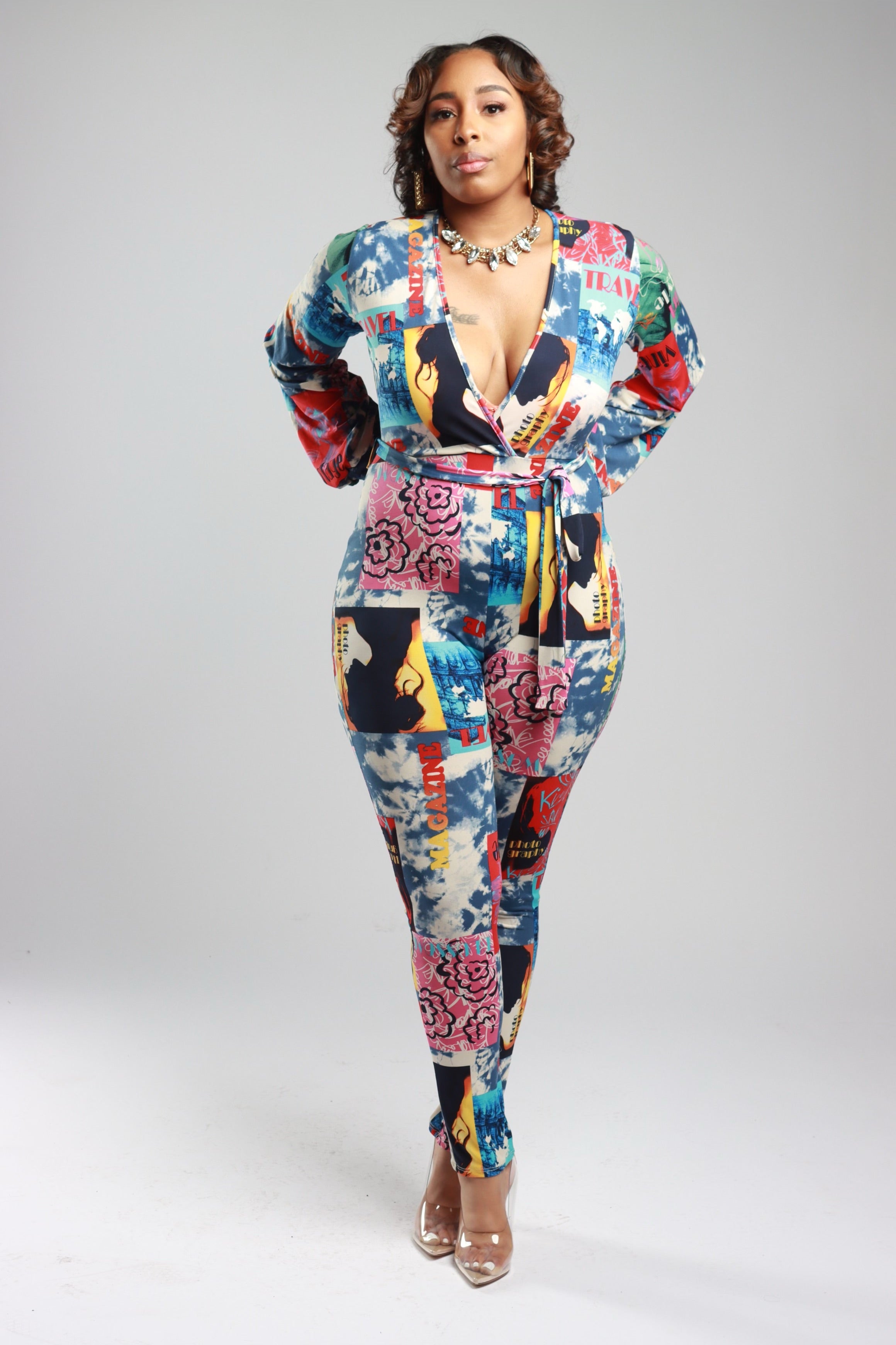 Magazine jumpsuit