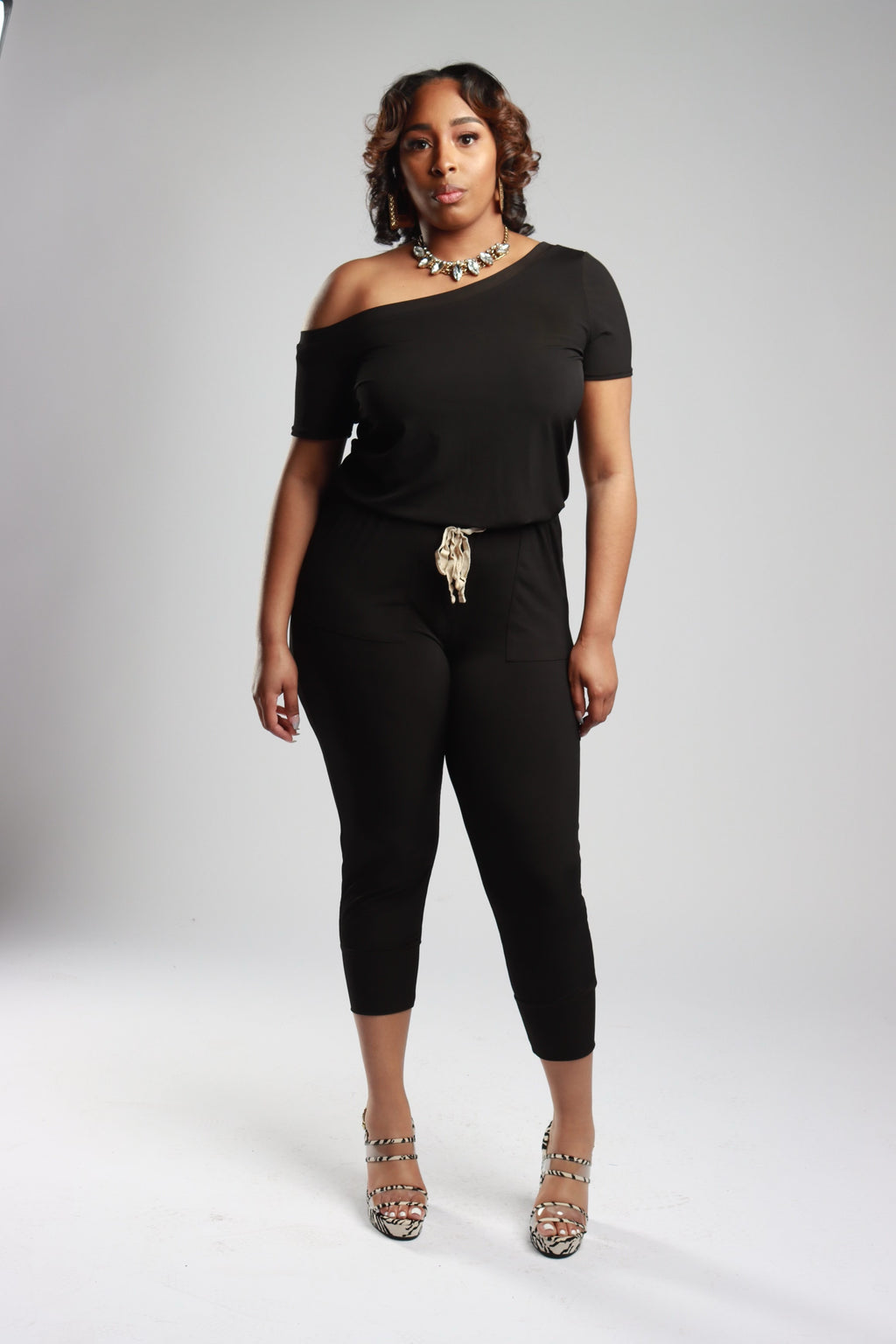 Approachable Romper Black