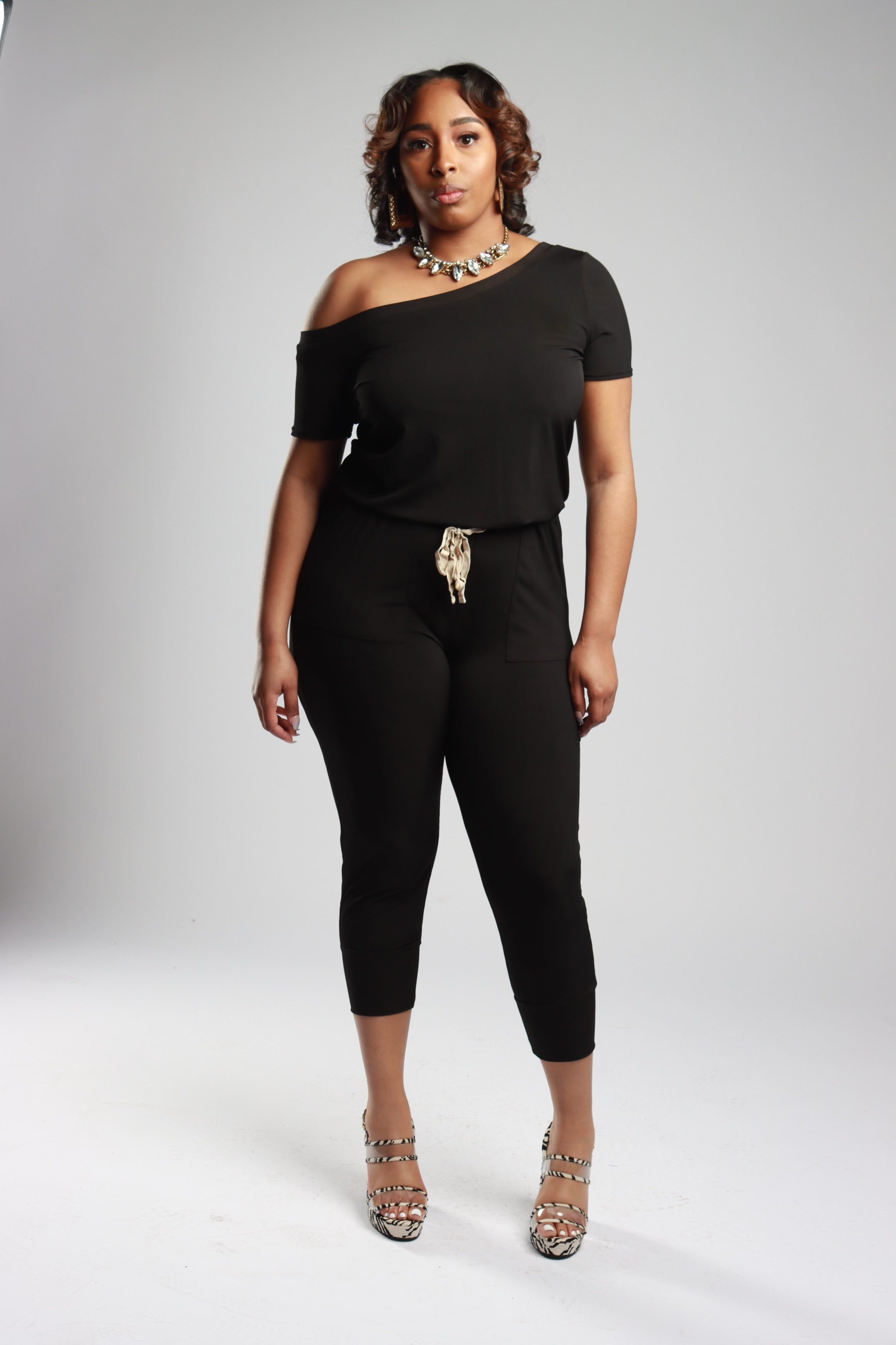 Approachable Romper Black