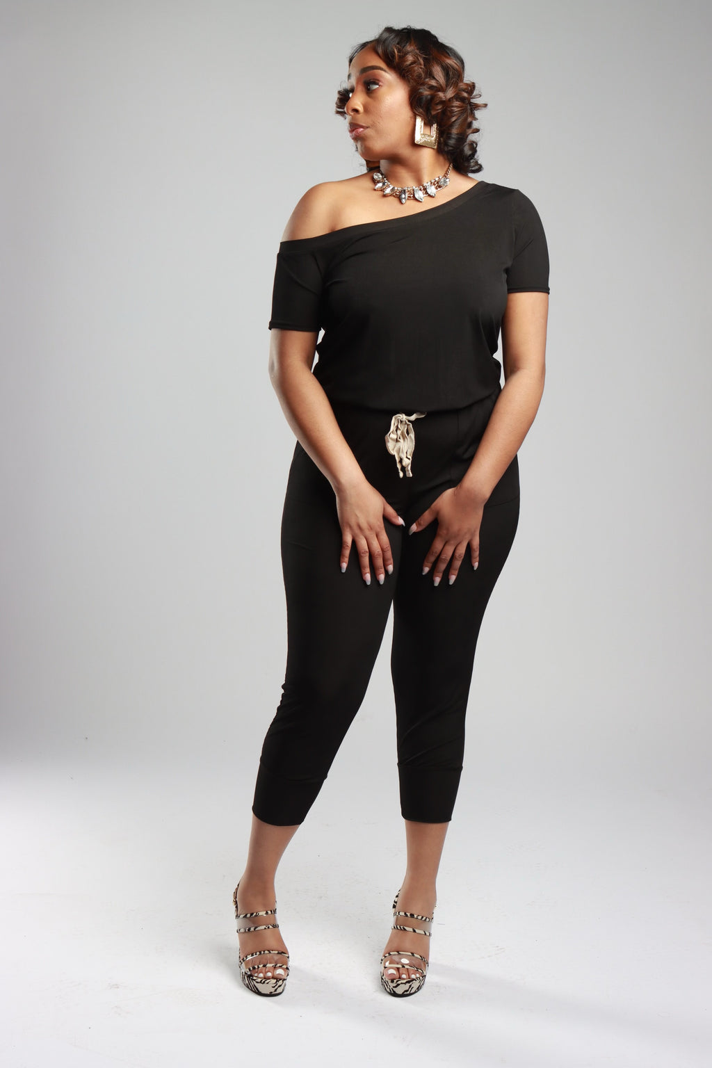 Approachable Romper Black