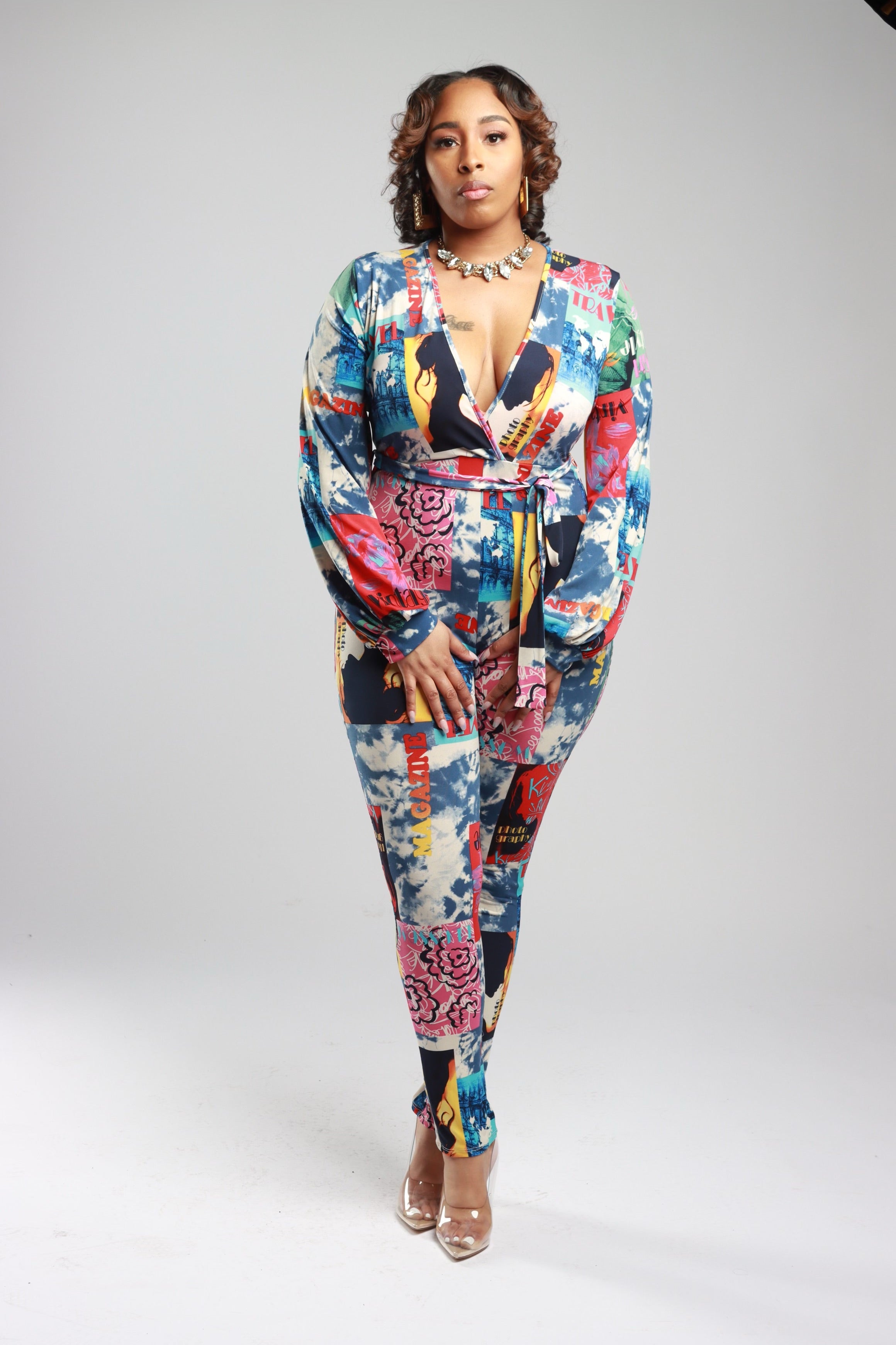 Magazine jumpsuit