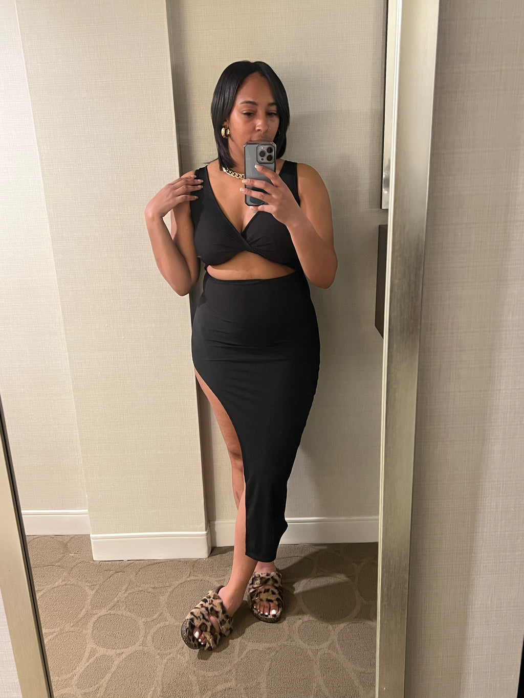 Black Cat Dress