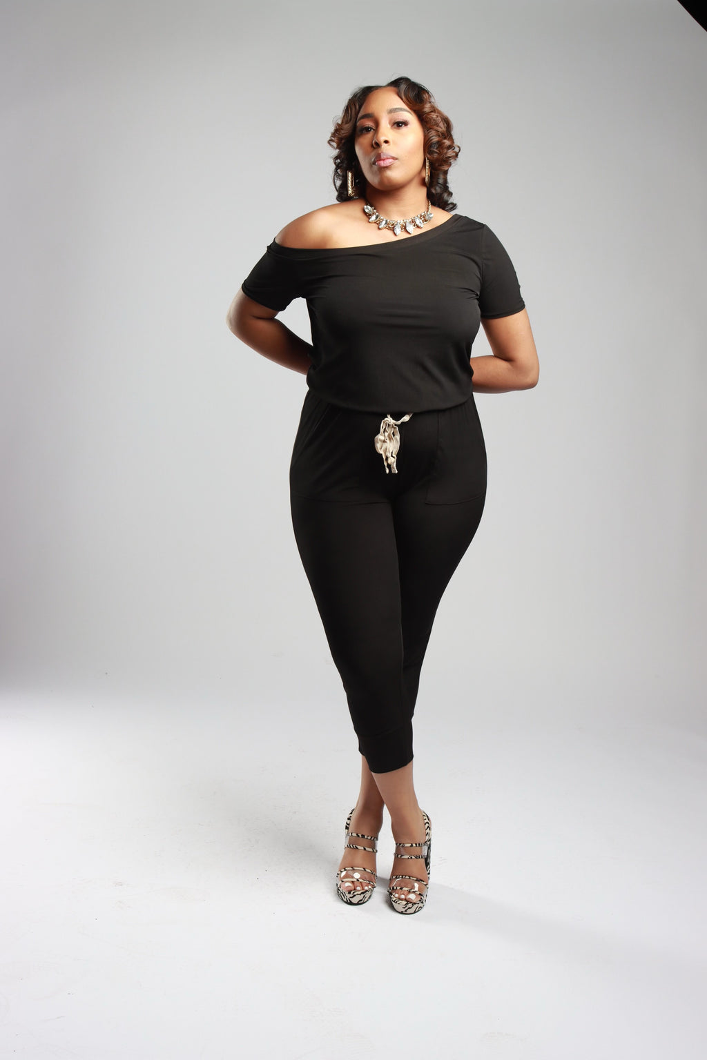 Approachable Romper Black