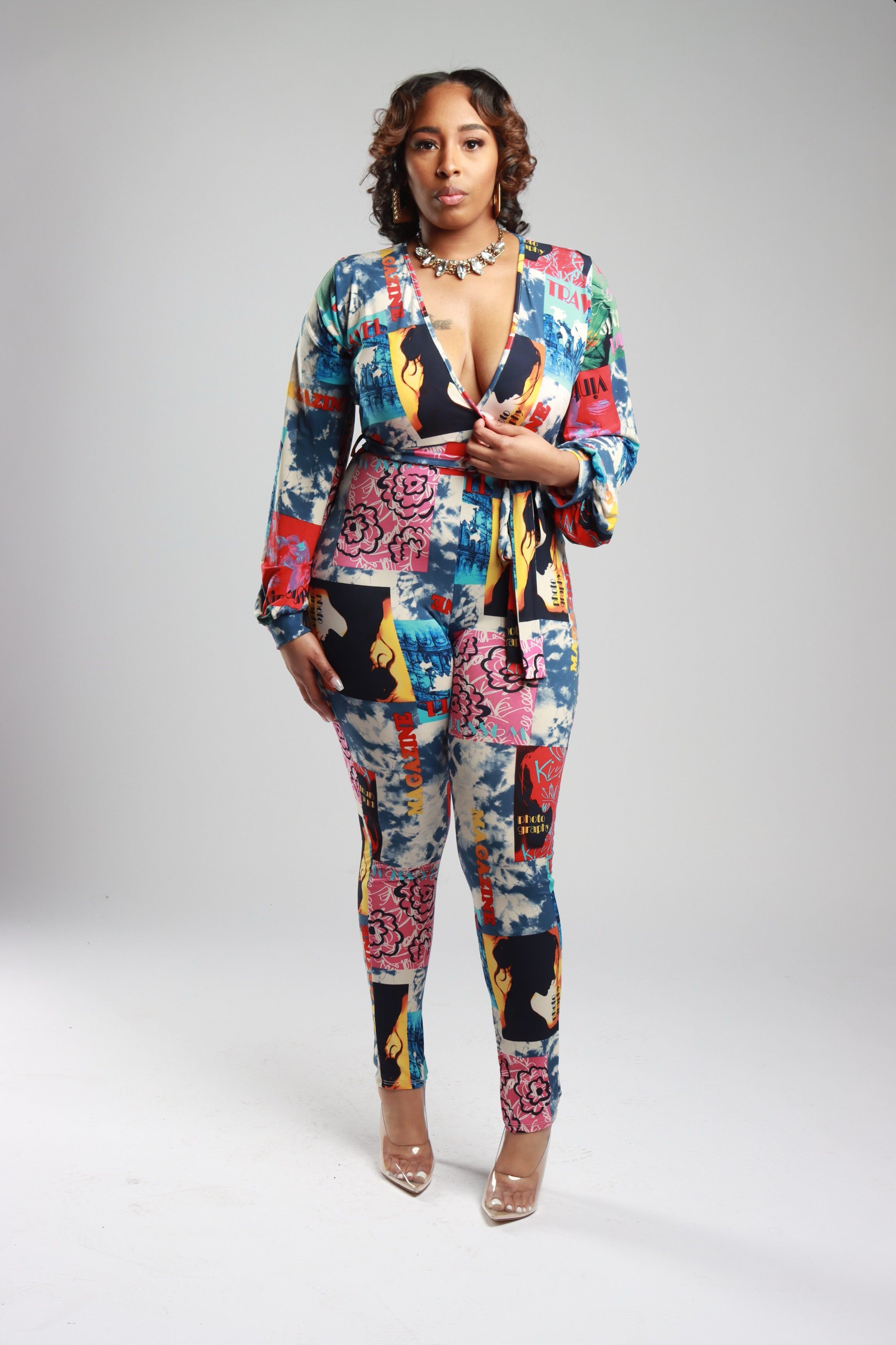 Magazine jumpsuit