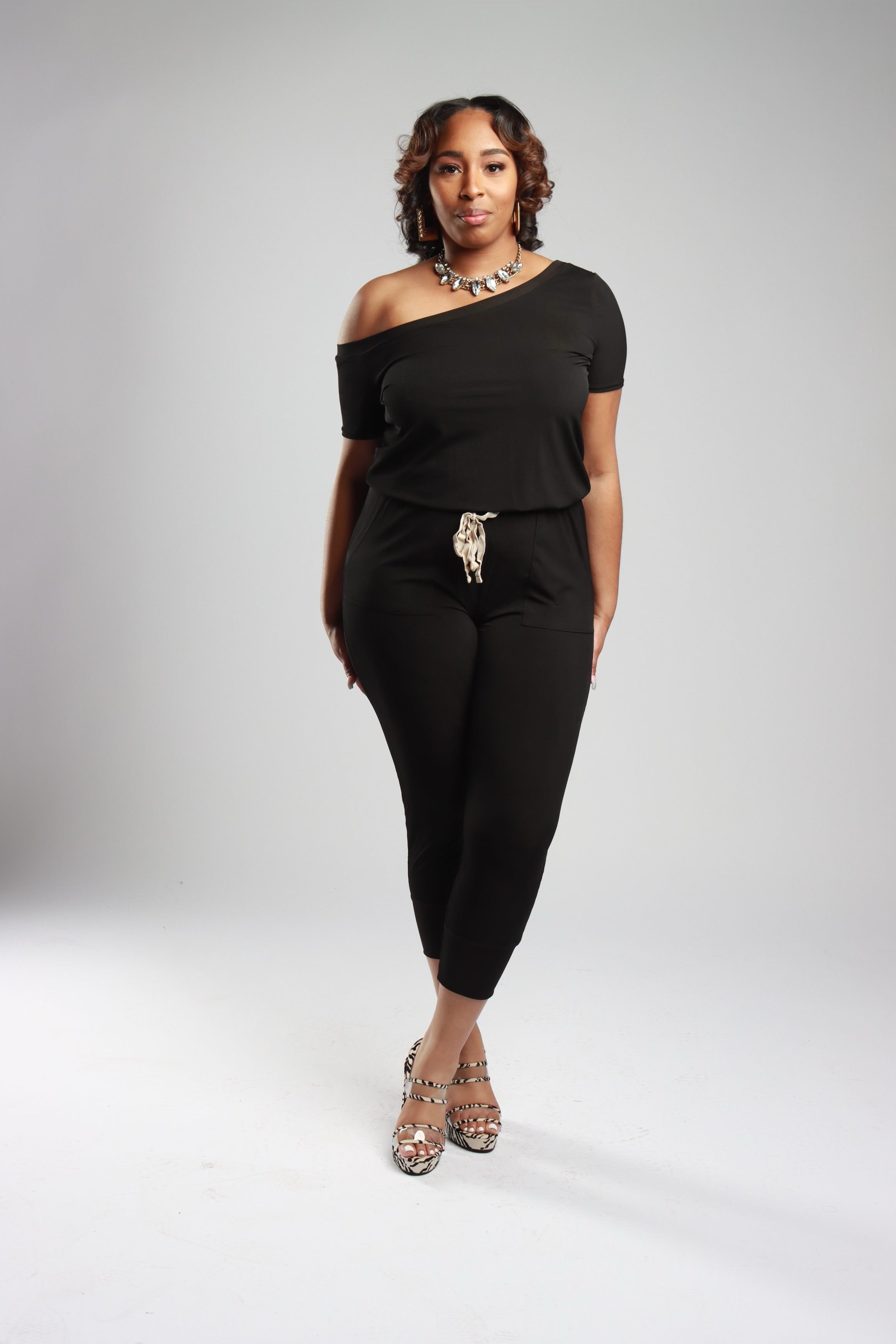 Approachable Romper Black