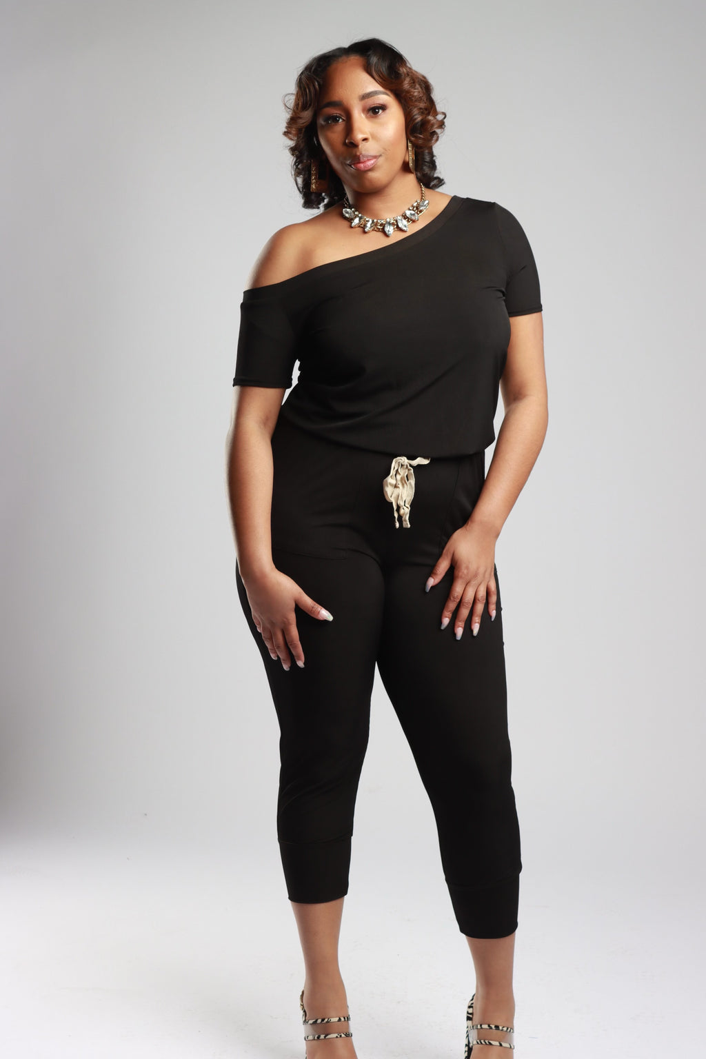 Approachable Romper Black